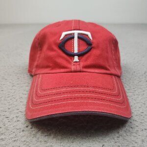 Minnesota Twins Hat Cap Red Fitted Large The Franchise MLB Baseball